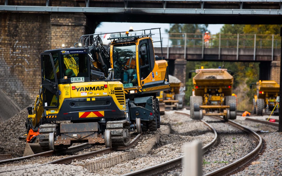 Track lowering Hunter valley